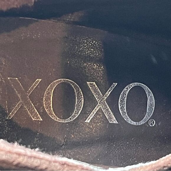 XOXO Women's Lace Up Brown Heels Fabric Upper Size 8M - Picture 8 of 8